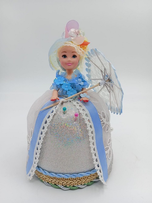 Кукла- игольница малая сувенирная Эльвира барышня